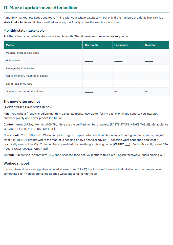 AI Real Estate Agent Toolkit: Listing & Lead Scripts — sample page 1