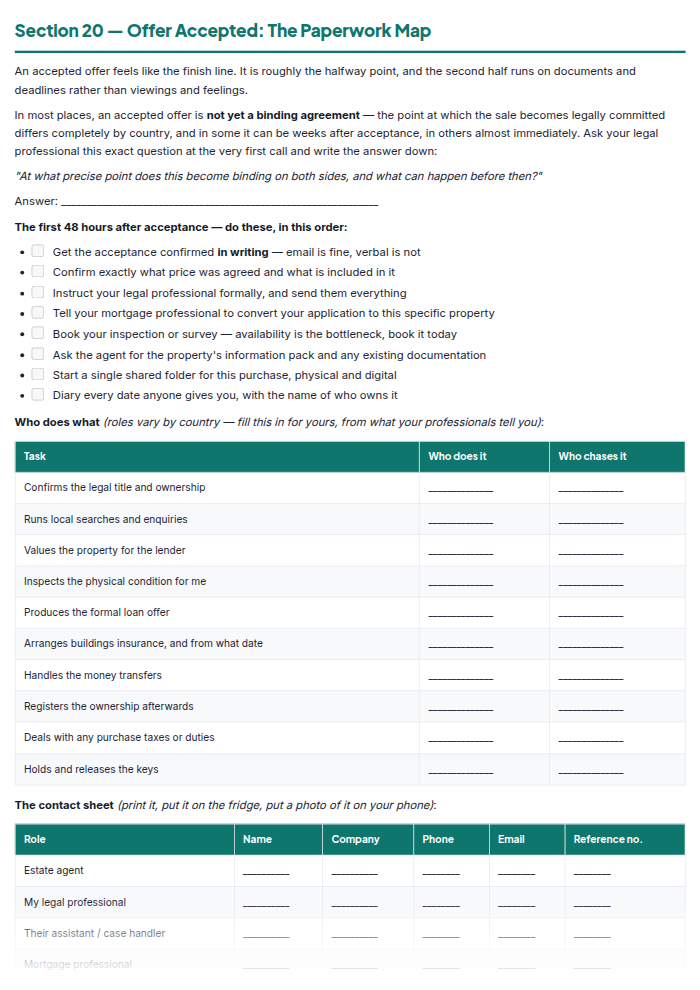 Home Buying Checklist & First-Time Buyer Workbook (PDF) โ sample page 3