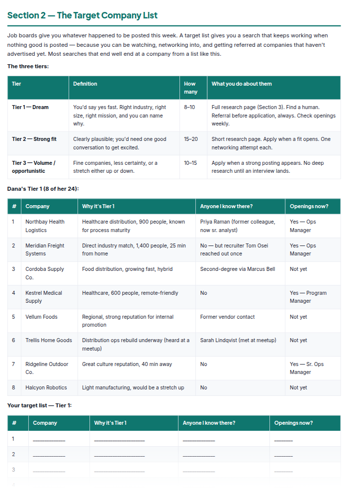 Job Application Tracker & Interview Prep Kit (Printable) — sample page 2